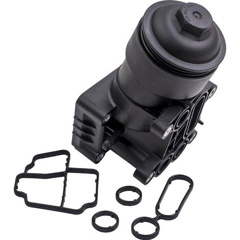 Carcasa del filtro de aceite, polímero de ingeniería, compatible con las especificaciones del fabricante original, compatible con los modelos AUDI A1 A3 A4 A5 A6 Q3, SEAT LEON y SKODA. (1/5)