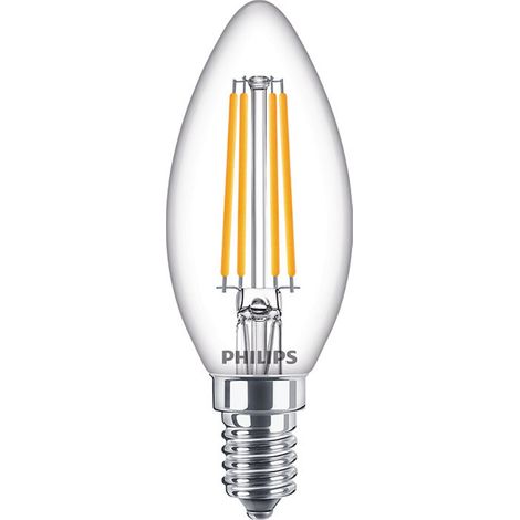 Philips Corepro LED Bougie E14 Filament Claire 6.5W 806lm - 840