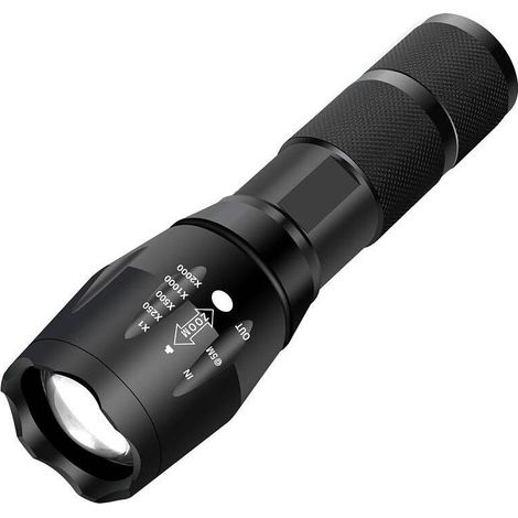Lampe torche LED extrêmement puissante XML-T6, lampe torche militaire, utilisable pour