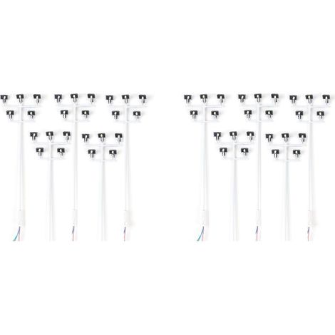 10 PièCes Ho ÉChelle ModèLe Tour D'ÉClairage 3V Train LumièRe Fer LED Plaza Lampes Bâtiment Paysage Disposition ModèLe Accessoires (1/5)