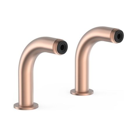 Colonnettes bord de baignoire Or Rose Mat 24K - TRES 29987001OPM