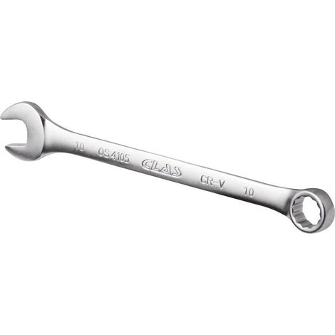 Clé mixte 10mm 12 pans CrV DIN ISO 3113 - OS 4105 - CLAS Equipements