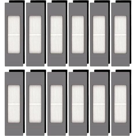 (12 Pices) N10 Filtre HEPA Pour Robot Aspirateur Ecovacs DEEBOT OZMO N10 N10 Plus 920 950 T8 AIVI Max T9 T5 N5 N7 N8+ N8 Pro Plus DX55 DX93 DJ65, kit de Filtres Pour Aspirateur Robot (1/5)