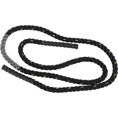 Corde d'entraînement physique 3m, grosse corde lestée 25mm pour fitness combat et musculation (1/5)