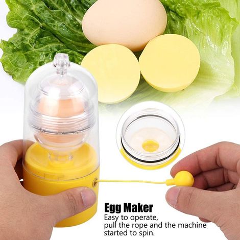 Egg Maker, Egg Scrambler Shaker Fouet Manuel Golden Egg Maker Œufs, Le Jaune D'Oeuf White Mixeur, Ustensiles De Cuisine (1/2)
