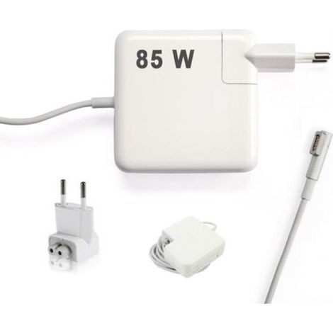 Adaptateur Chargeur HD LINE - 85W - Connecteur forme L - Blanc