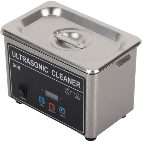 Machine de nettoyage ultrasonique CJ-008 pour bijoux, montres, lunettes et prothèses dentaires.