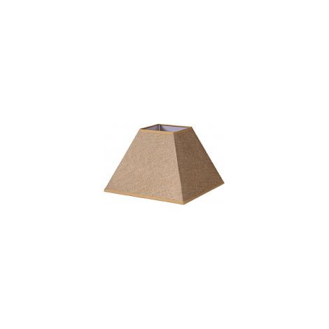 Pantalla Piramide Divos E27 Marron 15dx8dx11h Saco-yute