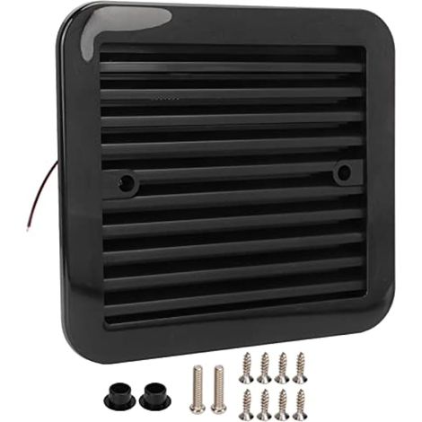 Ventilateur latéral, Extracteur d'air, Ventilateur d'évacuation 12V 3W pour camping-car, caravane, bus, remorque, bateau, yacht (1/4)