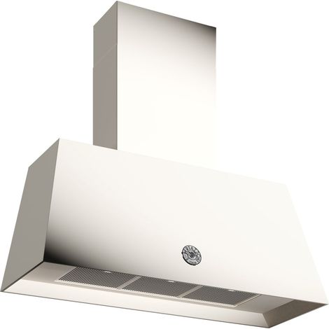 Bertazzoni KR110HER1ADC. Potenza massima di estrazione: 570 m³/h, Tipo di estrazione: Aspirante, Emissione acustica: 67 dB. Tipo: Cappa aspirante a parete, Colore del prodotto: Avorio, Tipo di cont... (1/2)