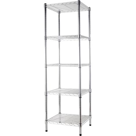 BRIXO MANHATTAN 5-STÖCKIGES GESTELL CHROM H.150CM