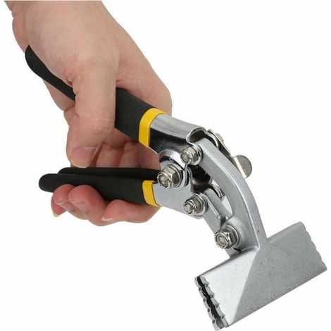 Pince à plier tôle manuelle – Acier C45 – Longueur 220mm – Mâchoires forgées pour pliage précis – Confort poignée double immersion (1/5)