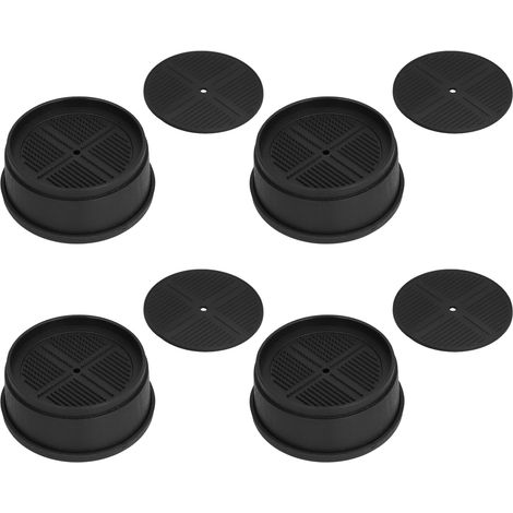Patins de protection antidérapants ronds pour pieds de meubles, compatibles avec réfrigérateur, lit, chaise, table basse (1/5)