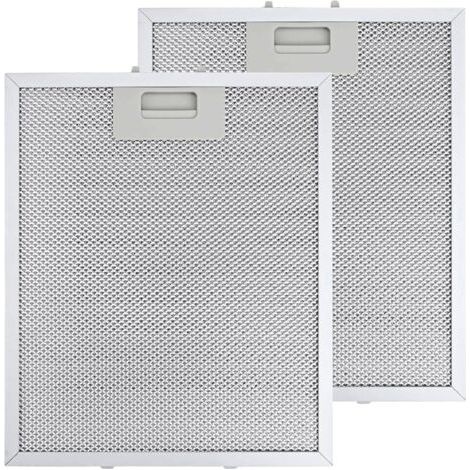 2 pièces 310mm x 250mm Filtre Hotte Aspirante pour Hotte Aspirante AEG Blancs Grande Capacité de Stockage d'huile Résistance aux Hautes Températures Pièce de Rechange 5 Couches (1/4)