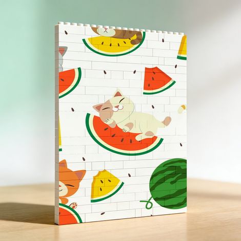 Cadre photo en briques à construire pour adultes, cadeaux pour anniversaire et Saint-Valentin (1/5)