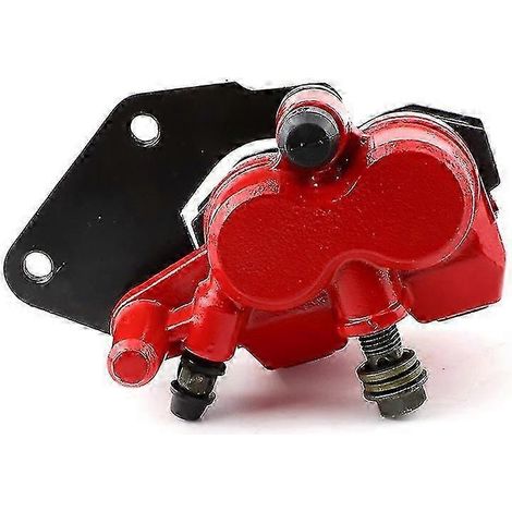 Les étriers de frein conviennent à diverses pompes de frein pour scooters et motos 50cc, 125cc, 150cc et 250cc Gy6 Qmb139 avec plaquettes de frein (rouges). (1/5)