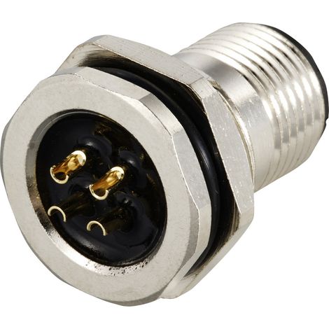 TRU COMPONENTS TC-12833064 Sensor/Aktor Einbaustecker M12 Stecker, Einbau Polzahl Sensoren: 4 1 St. (1/3)