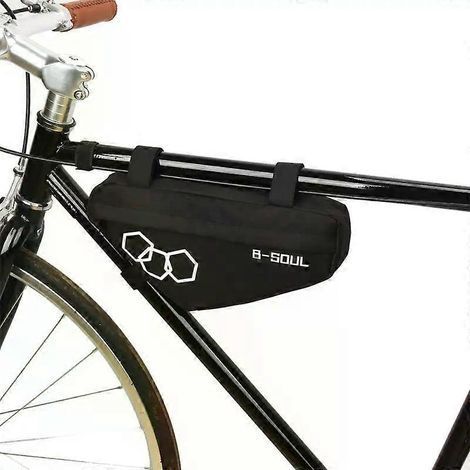Sacoche de vélo étanche. 4 couleurs. en polyester. style triangle. pour cadre avant. accessoires de vélo