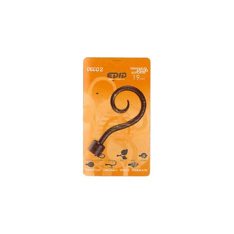 Rideau Finstock Terminal Barre Métal 19 mm Loira 34 Crème/Or