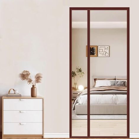 Ouverture Latérale Transparent EVA Magnétique Rideau de Porte Isolant (1/5)