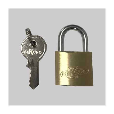 Lucchetto ad arco standard con chiave ka sikuro 40 mm