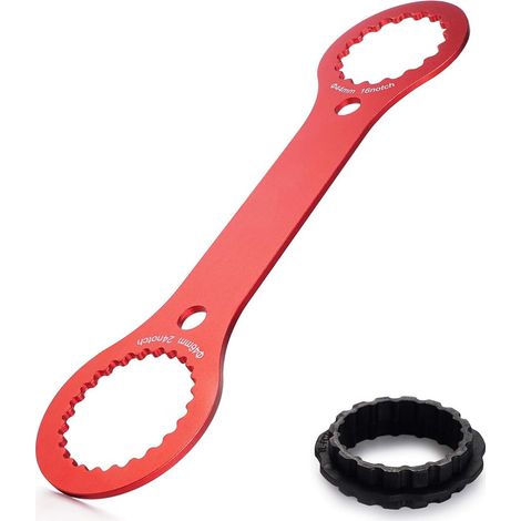Centerlock Clé à molette, Clé de pédalier VTT Repair BB Tool Multifonctionnel,outil de démontage de pédalier de vélo pour DUB/TL-FC32 25 24 pour réparation de vélo (1/5)