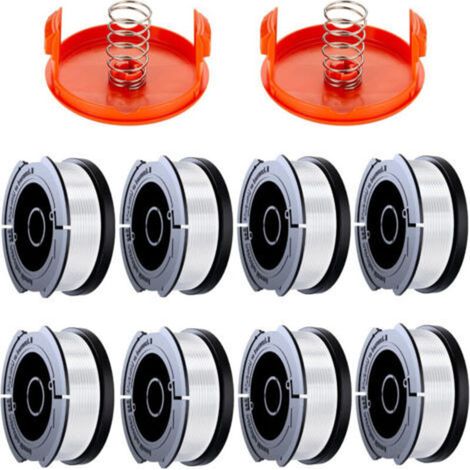Bobine De Fil De Coupe-Bordures - Diamètre 1,65 Mm - Compatible Débroussailleuse - Lot De 8 (1/5)