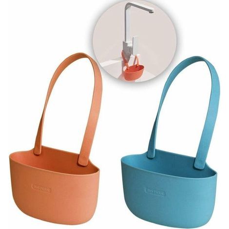 2Pcs Rangement d'Evier,Savon Porte éPonge Panier éVier Panier De Rangement Porte Savon Cuisine Ustensiles pour Le Stockage De Refroidissement,Autre Stockage-Fei Yu (1/3)