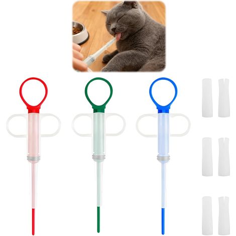 Set di 3 compresse riutilizzabili con punte in silicone per gatti, cani e gattini (1/5)