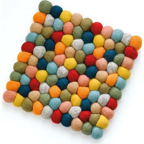 Cilio - Dessous de plat Lana coloré carré (1/2)