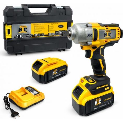 Avvitatore ad impulsi a Batteria 88VF 8AH Attacco 1/2" 800-1500NM Brushless (1/5)