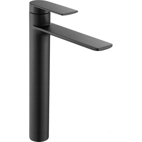 Mexen Zero grifo de lavabo alto, negro - 71110-70 (1/2)