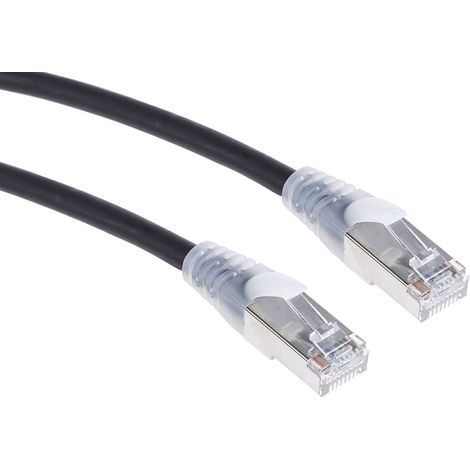 Câble cat 6 Avec connecteur / , F/UTP, gaine LSZH Noir, 3m ( Prix pour 1 )