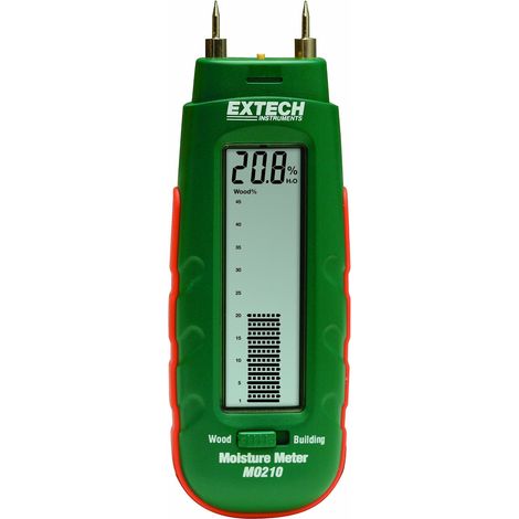 Extech MO210 Misuratore di Umidità Tascabile con LCD Digitale 2-In-1 e Grafico a Barre Analogico (1/5)