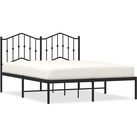 Maison Exclusive - Estructura cama sin colchón con cabecero metal (1/5)