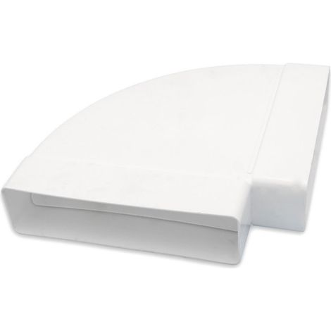 Gomito 90° rettangolare / orizzontale Air-Flow - 55 x 220 mm 00000012645 (1/2)