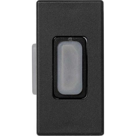 Scheda mezzo meccanismo K45 con 1 connettore HDMI femmina-femmina grigio grafite SIMON K129B / 14