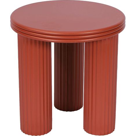 Tavolino in metallo H36 cm Terracotta - RAVOKA (1/3)