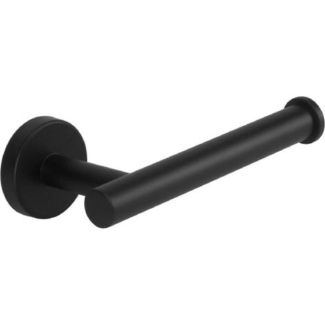 YMYNY Porte-papier toilette mural en acier inoxydable SUS304 de qualité supérieure, antirouille, pour salle de bain, cuisine et toilettes (1 paquet, noir mat) (1/3)