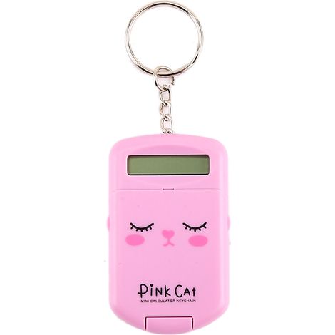 Small Calculator Cute Beautiful Safe Odorless Portable Calculator Calculation Tool for Students Children Pink (1/5)