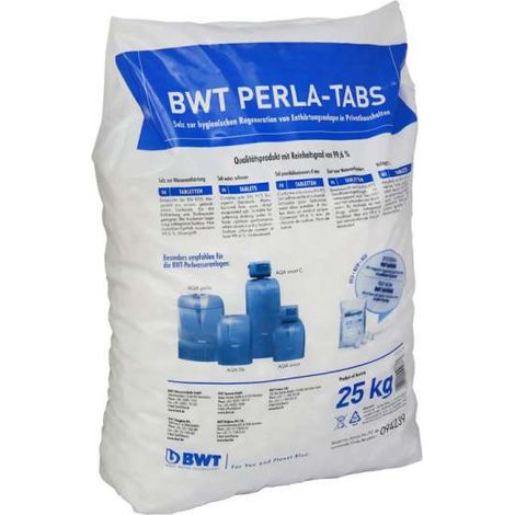 BWT Perla Regeneriersalz Tabs Tabletten für Enthärtungsanlage 25 kg Sack
