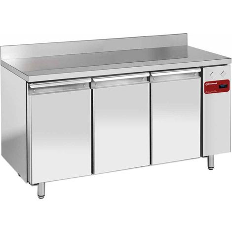 Table réfrigérée murale 3 portes 550 l - Diamond (1/4)