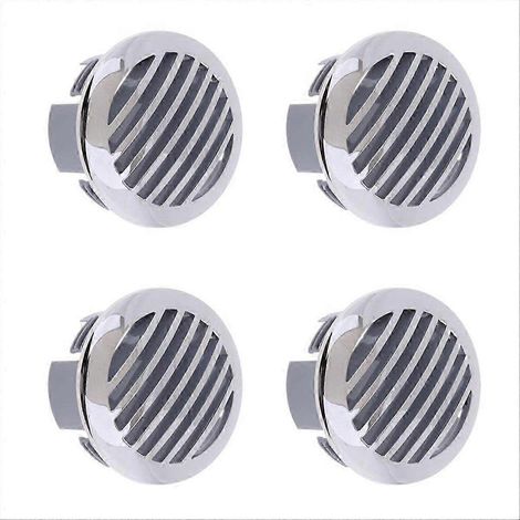 Grille de ventilation pour barbecue, lot de 4, 76 mm (3 po), acier inoxydable 316 de qualité marine (1/5)