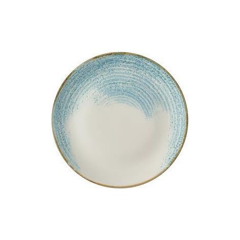 Assiette en carreaux aquamarine Homespun Accents - 280 mm - Finedine