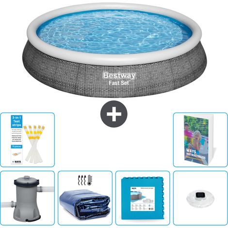 Bestway Bestway Fast Set Ronde - 396x84 cm - 7-pièces  S326 (1/5)