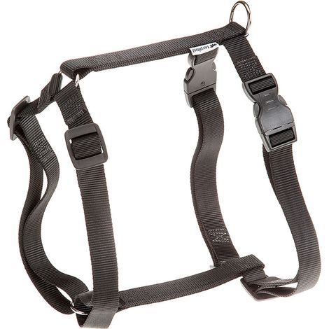 Ferplast CHAMPION P Pettorina in nylon per cani. Vari colori, varie misure.. Variante XXL - Misure: A: 62-104 cm B: 78-120 cm 25 mm - Nero
