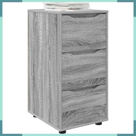 888873 Armoire de rangement Gris Sonoma 40 x 48 x 81 cm (1/5)