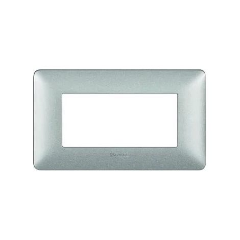 Placca Bticino Matix 4 moduli bianco calce AM4804TBC