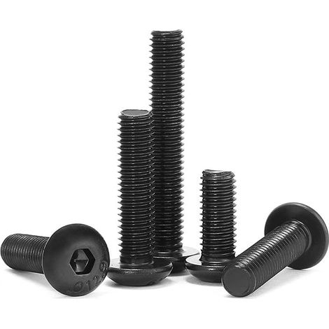10 vis à tête cylindrique creuse, M6 x 35 mm, acier au carbone classe 12,9, hexagonale (1/5)