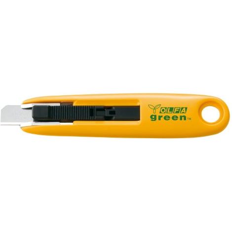 olfa-sk-7green-cxfater plástico reciclado con cuchilla trapezoidal de 12,5 mm